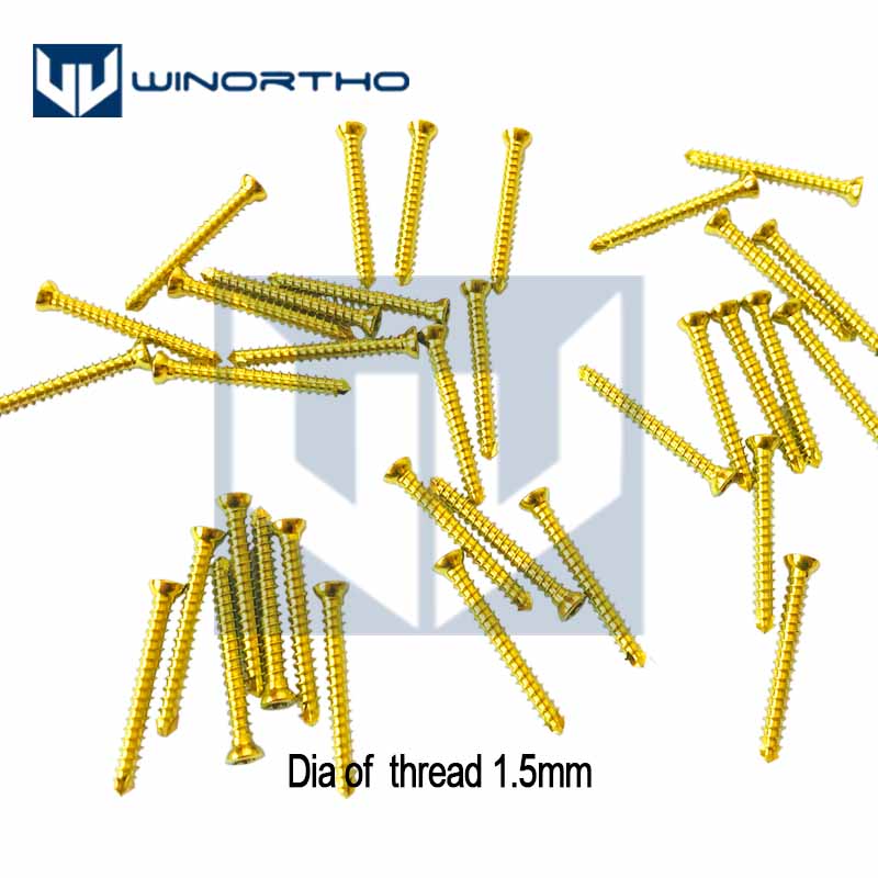 1.5mm cortex screws titanium alps locking plate tplo AO winortho veterinary cortical instruments