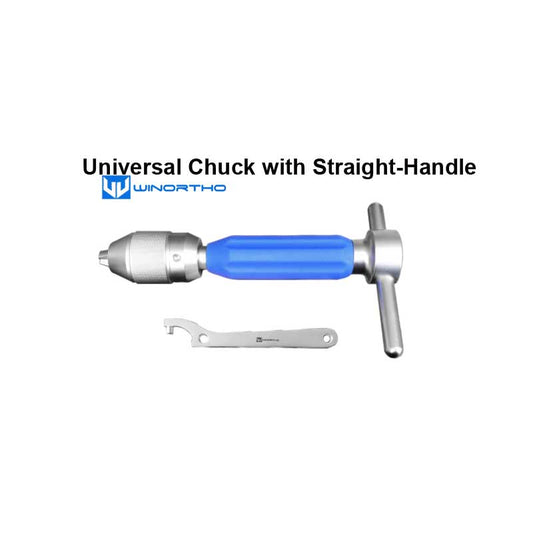 Universal Chuck with Straight-Handle 0-6mm vet veterinary orthopedic PRCL ALPS locking plate system wiunortho pet animals dog surgical tools