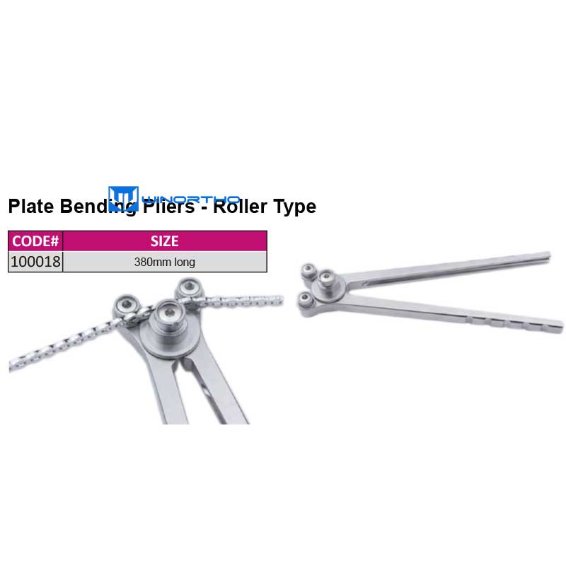 Plate Bending Pliers - Roller Type vet veterinary orthopedic instruments animals pet tools