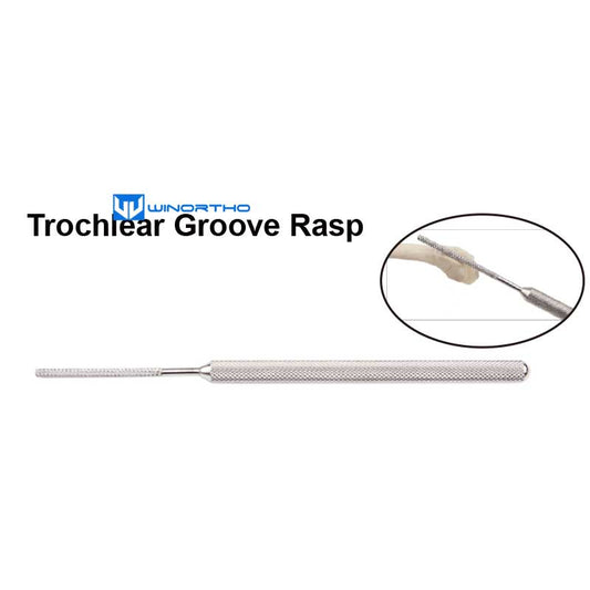 Trochlear Groove BONE Rasp vet veterinary orthopedic instruments animals pet cannine locking plate AO winortho