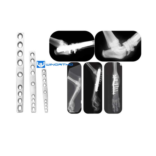 Hybrid Intertarsal Arthrodesis Plates pet vet animals dog bone plates screws ao