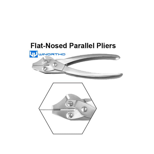 Flat-Nosed Parallel Pliers winortho pet animals orthopedic instruments dog tplo tta lcp bone locking plate