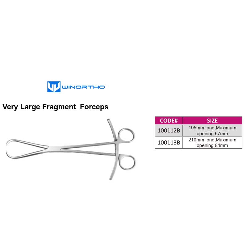 Very Large Fragment Forceps Pointed Reduction ao vet veterinary orthopedic instruments pet animals tools