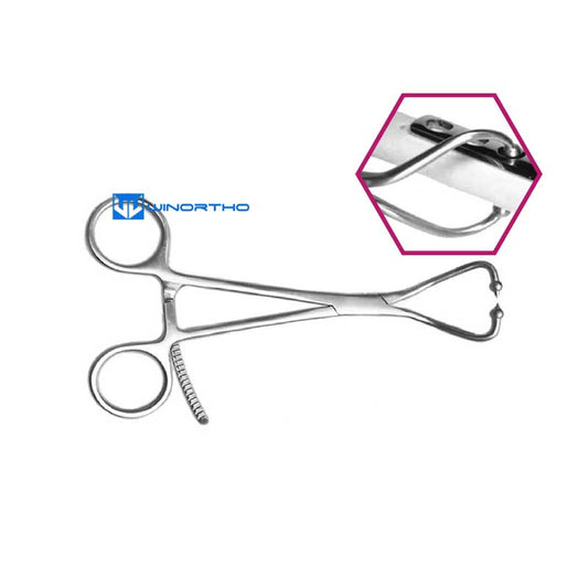 Plate Holding Forceps 160mm long，Ball head diameter 3.5mm VET PET animals surgical tools ao tplo