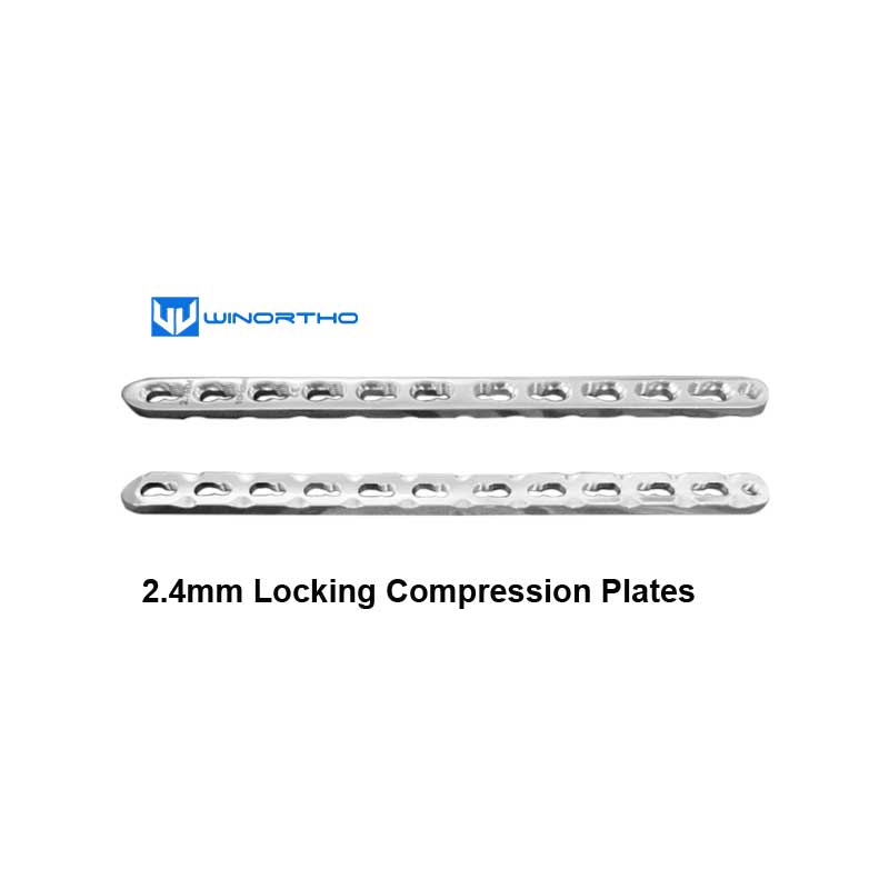 2.4mm LCP 316LVM stainless steel compression locking bone plates screws ao vet pet animall tools veterinary orthopedic winortho