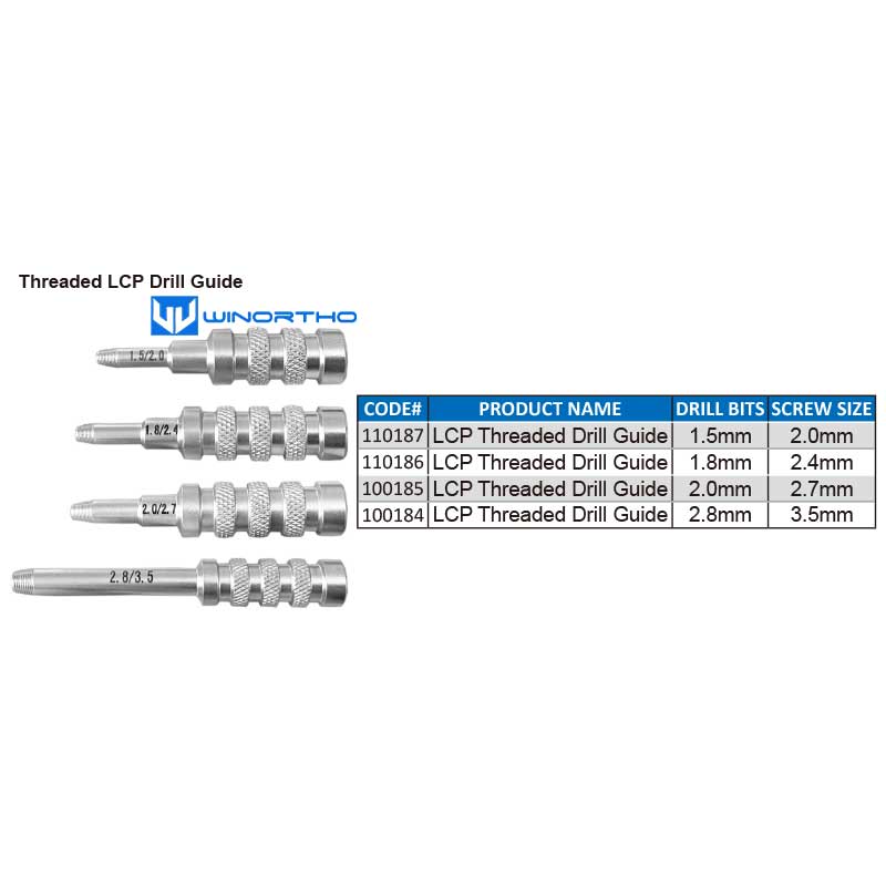 Threaded LCP Drill Guide LCP Instruments veterinary vet orthopedic instruments pet tools animals dog