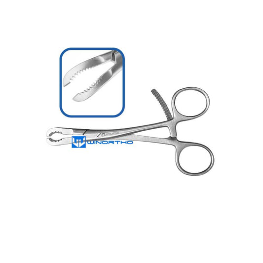 Small Curved Serrated Reduction Foeceps AO vet veterinary orthopedic instruments winortho pet surgical tools